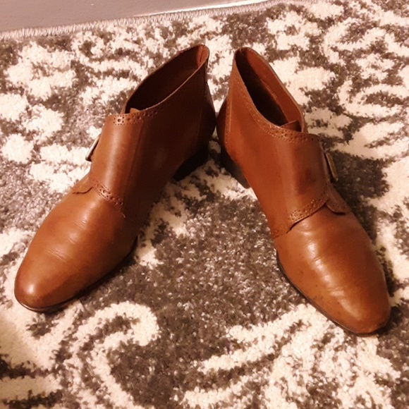 Calico leather low boots - Picture 6 of 8